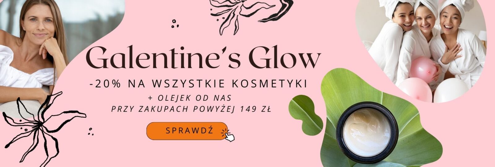 Galentine’s day baner mobile wallentynki 2026Galentine’s day baner mobile wallentynki 2026