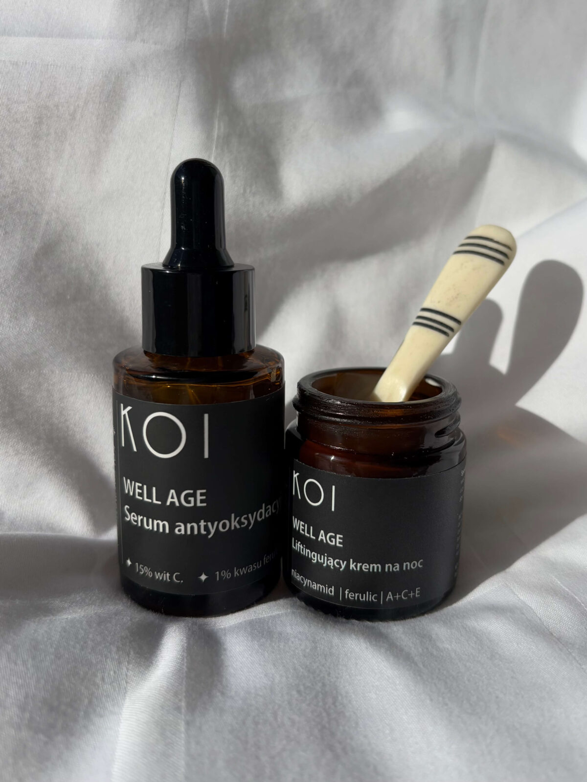 pielęgnacja w stylu well age koi serum krem antyoksydacja