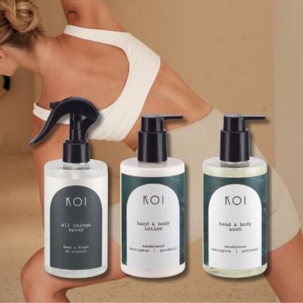 niezbędnik sportowca spray mydło balsam hand and body