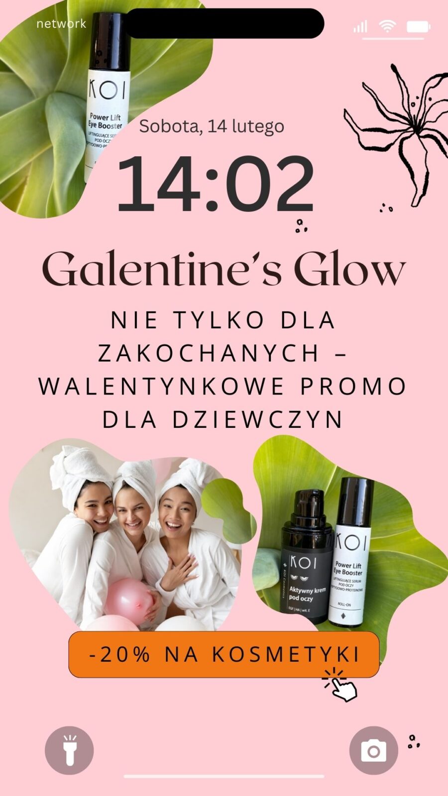 Galentine’s day baner mobile wallentynki 2026