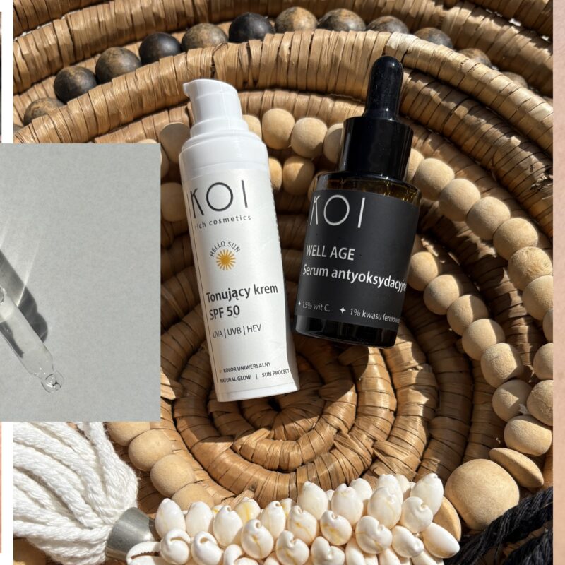 pielęgnacja w stylu well age koi serum krem antyoksydacja spf50 spf30